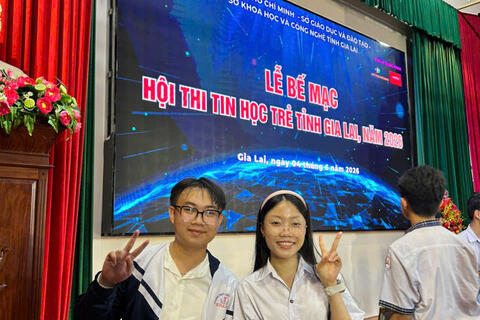 TRƯỜNG THPT LƯƠNG THẾ VINH ĐẠT GIẢI KHUYẾN KHÍCH TẠI HỘI THI TIN HỌC TRẺ TỈNH GIA LAI NĂM 2026