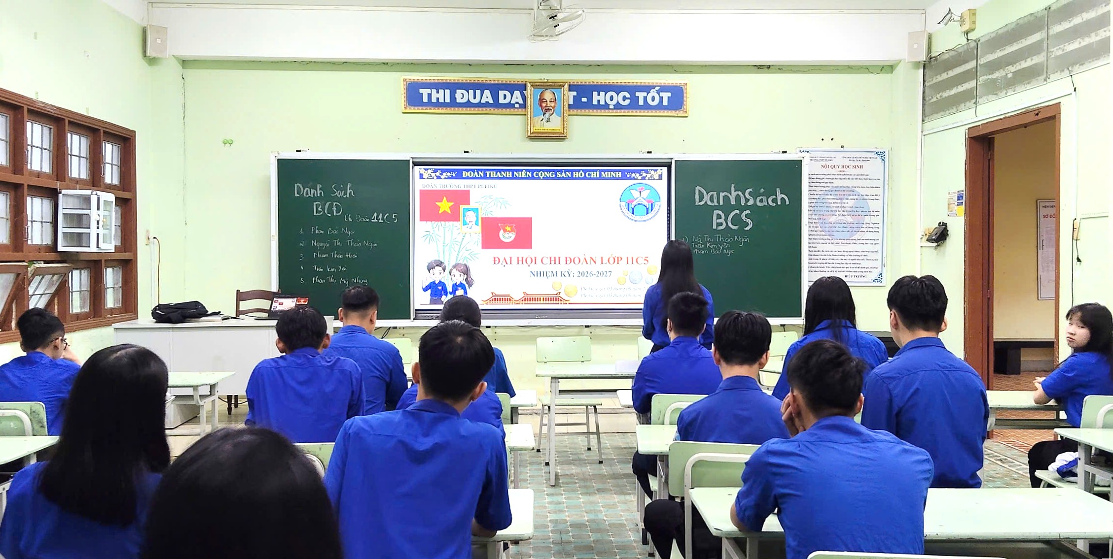 Trường THPT Pleiku: Khởi động năm học mới với đại hội chi đoàn đồng loạt